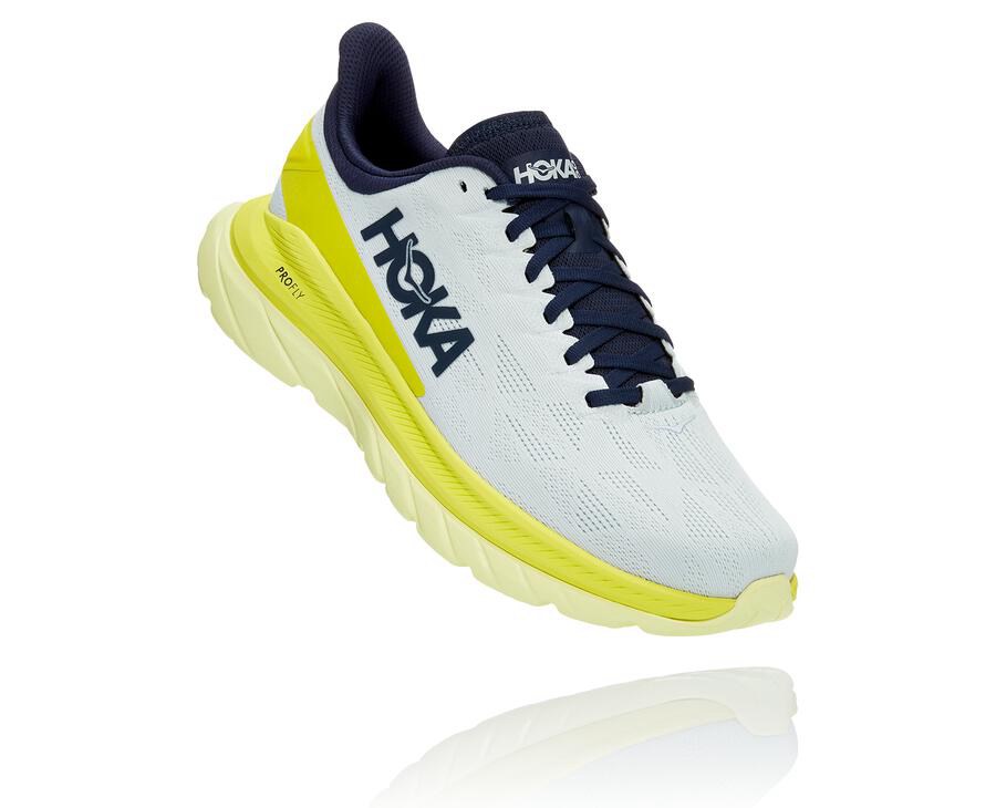 Hoka One One Løbesko Herre - Mach 4 - Hvide - 970864PDM